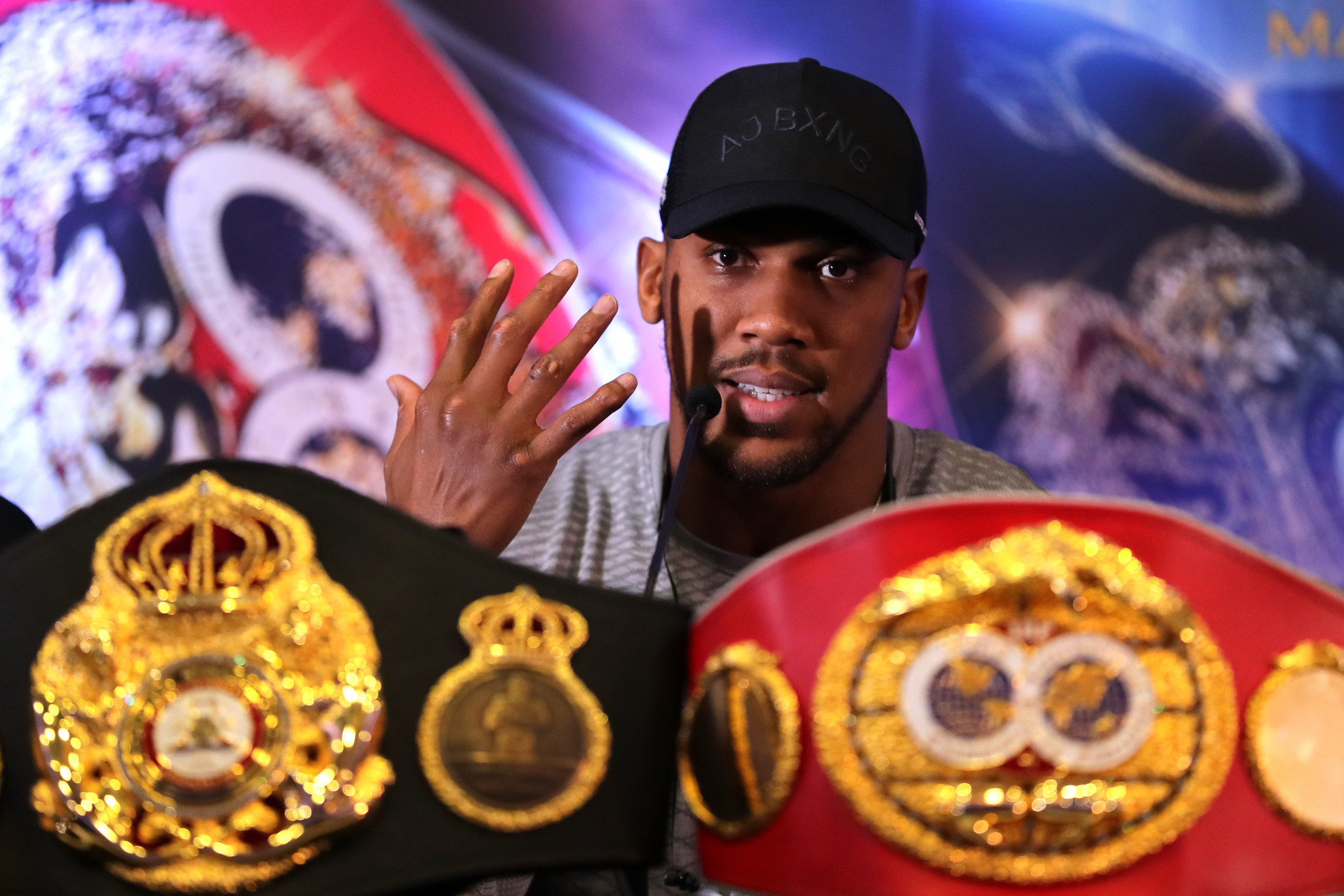 Britain's boxing stars such as Anthony Joshua will increasingly be heading across the Atlantic ©Getty Images