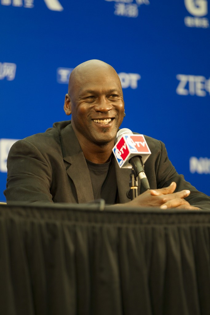 Michael Jordan's high-profile within the NBA has been maintained by his role as owner of the Charlotte Hornets ©Getty Images