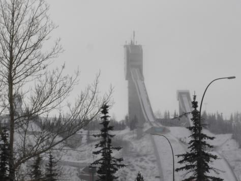The ski jumps built for the 1988 Winter Olympics in Calgary have been closed following the collapse of the city's bid for the 2026 Games ©Wikipedia