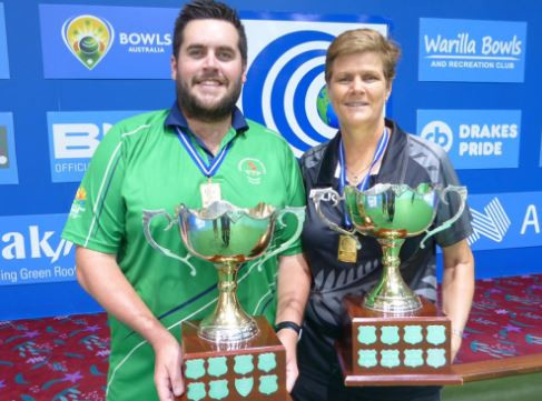 Kelly and Edwards win finals at Bowls World Cup in Barrack Heights