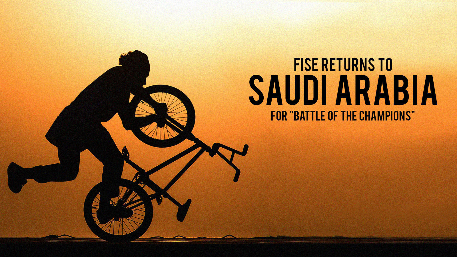 The FISE Battle of the Champions is about to start in Saudi Arabia ©FISE