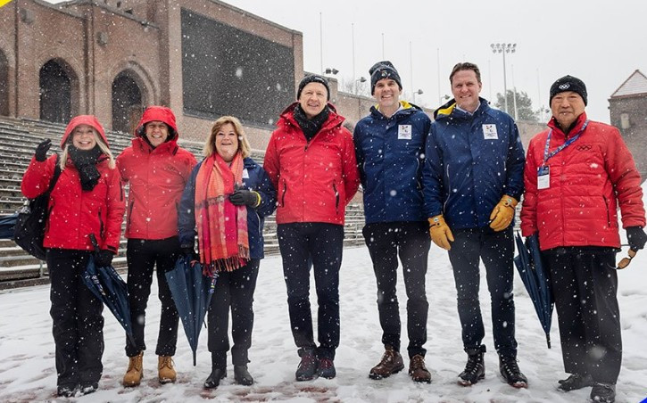 The International Olympic Committee Evaluation Commission has been meeting with officials from Stockholm IOC Evaluation Commission begin inspecting Stockholm Åre 2026 ©Stockholm Åre 2026