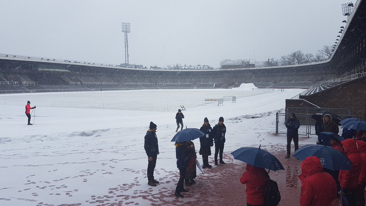 The IOC Evaluation Commission today visited the Olympic Stadium in Stockholm, which was originally built for the 1912 Summer Games ©IOC