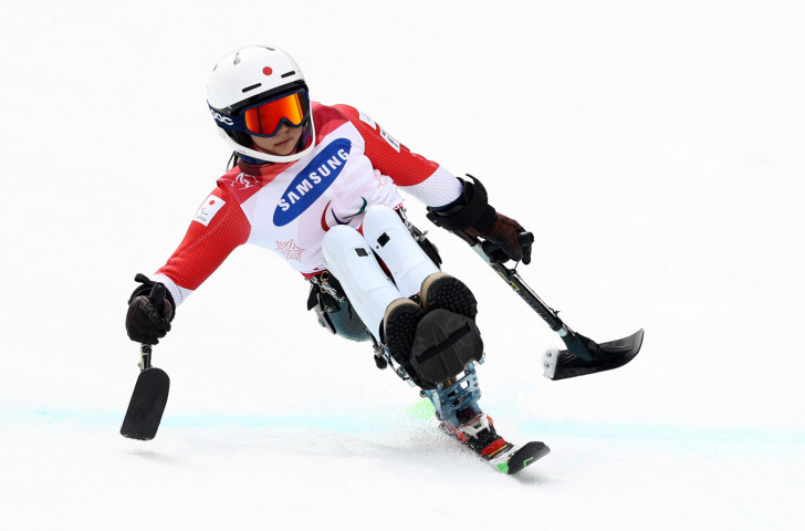 Japan's world champion Momoka Muraoka won her third giant slalom sitting race at the World Para Alpine Skiing World Cup at La Molina today ©Getty Images