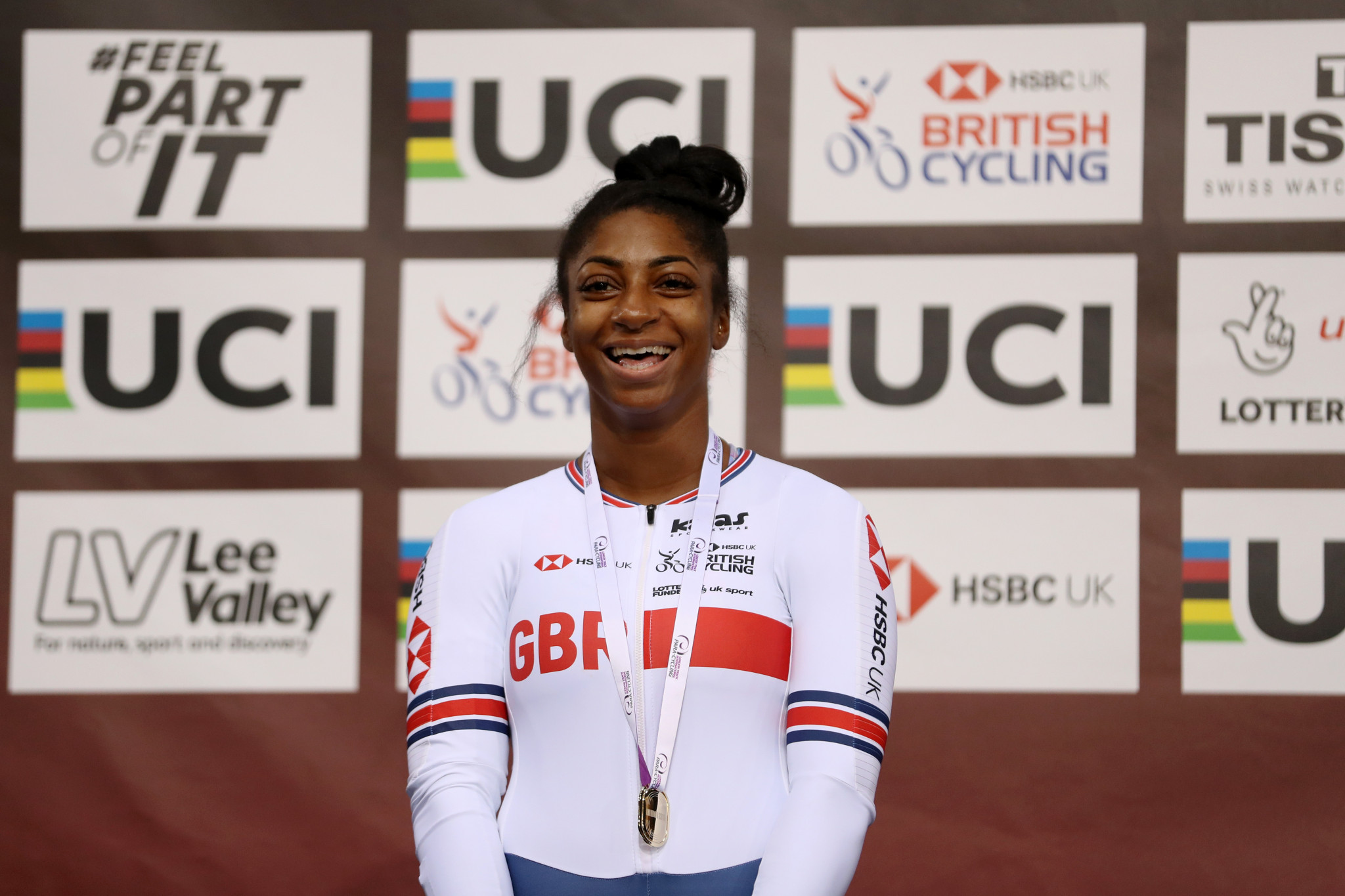 Reigning Paralympic champion Kadeena Cox won gold for Great Britain in the women's C4 500m time trial ©Getty Images 