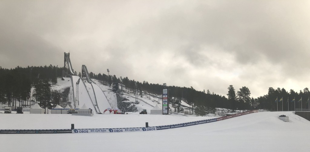 The Lugnet National Ski Stadium in Falun, a round-trip of more than 500 kilometres from Stockholm, was inspected today by the IOC Evaluation Commission ©ITG