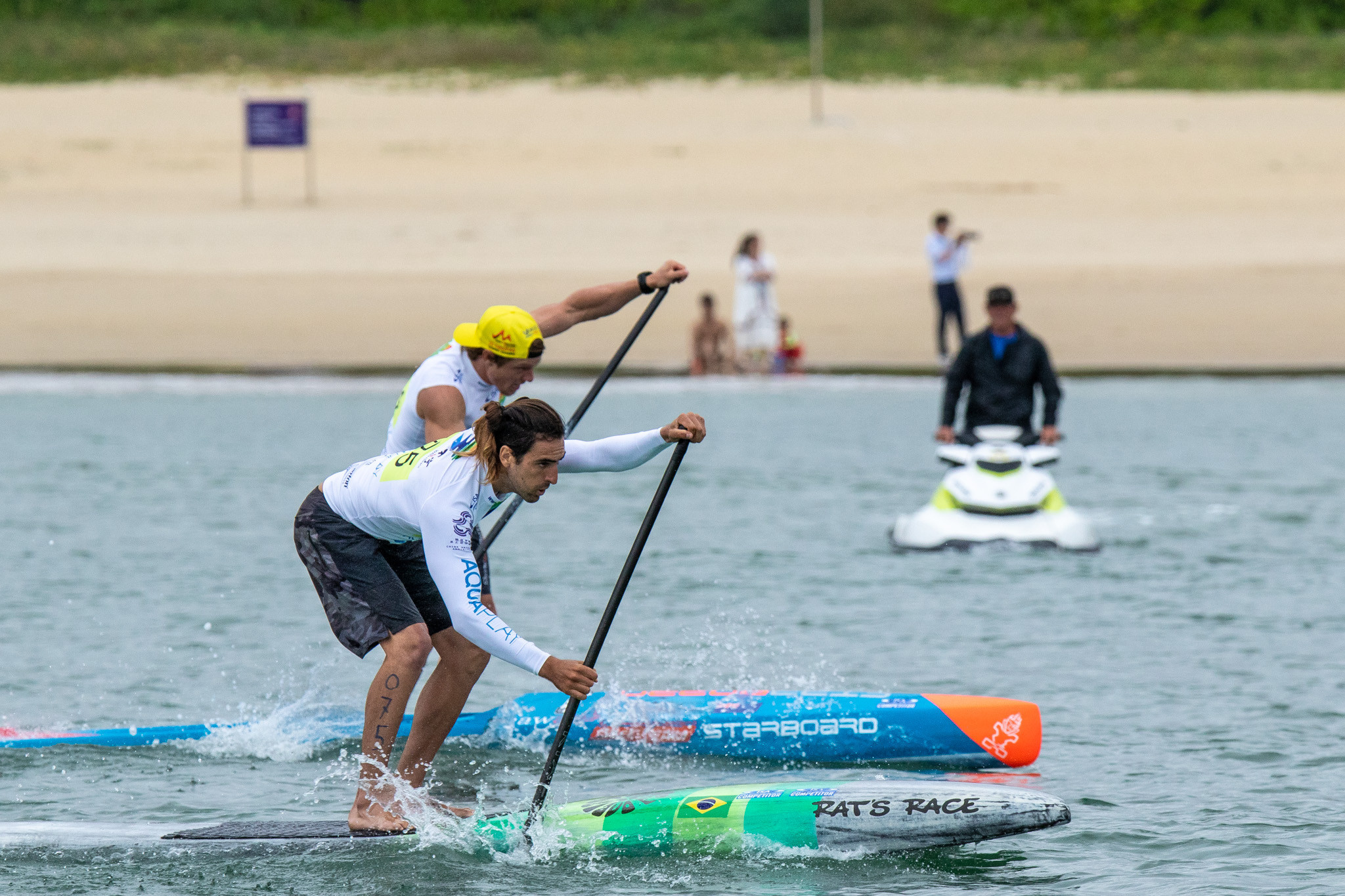 Stand-up paddling competitions can be stage by both the ICF and ISA ©ISA