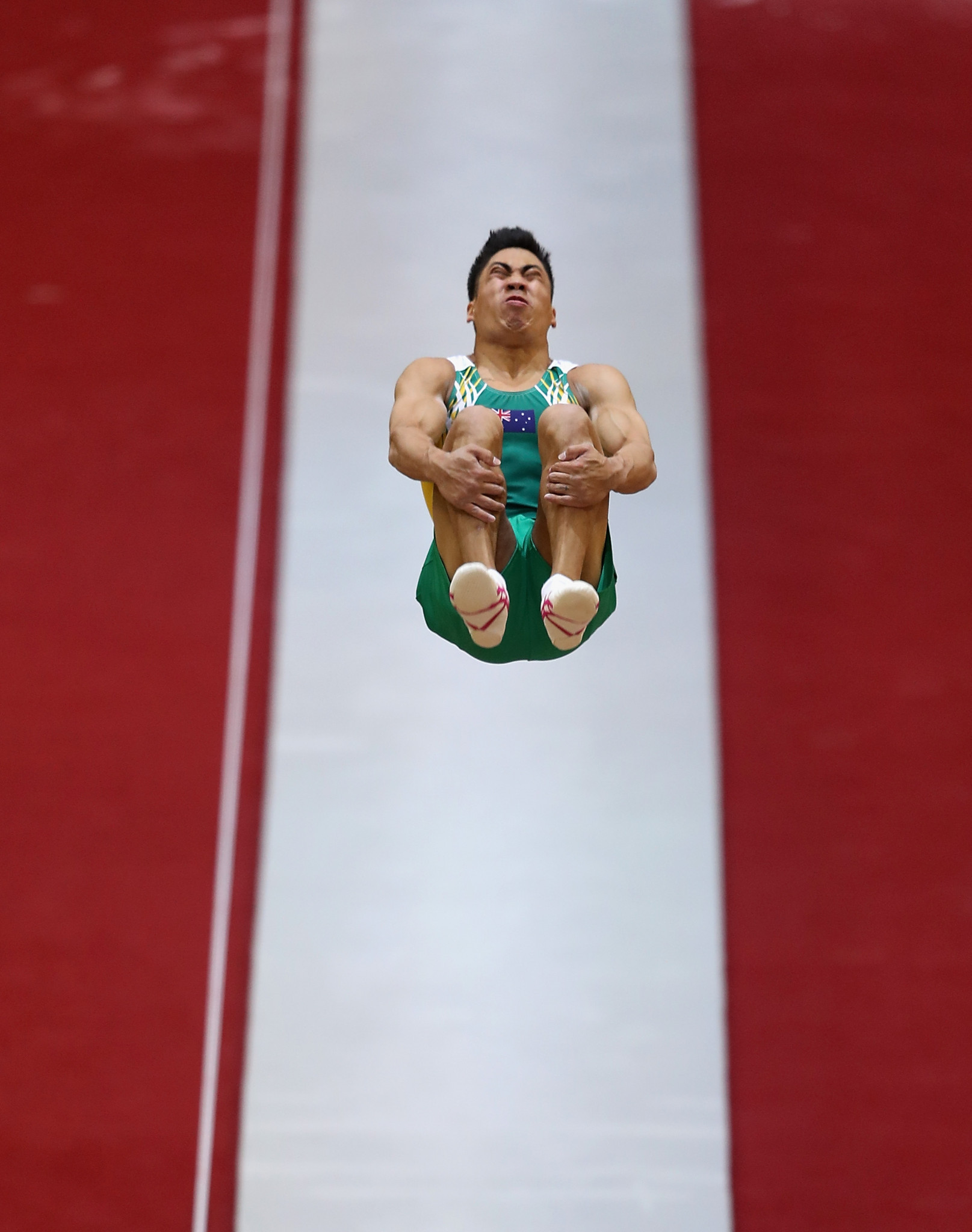 Australia's Christopher Remkes finished first in men's vault qualifying amid a high quality field ©Getty Images