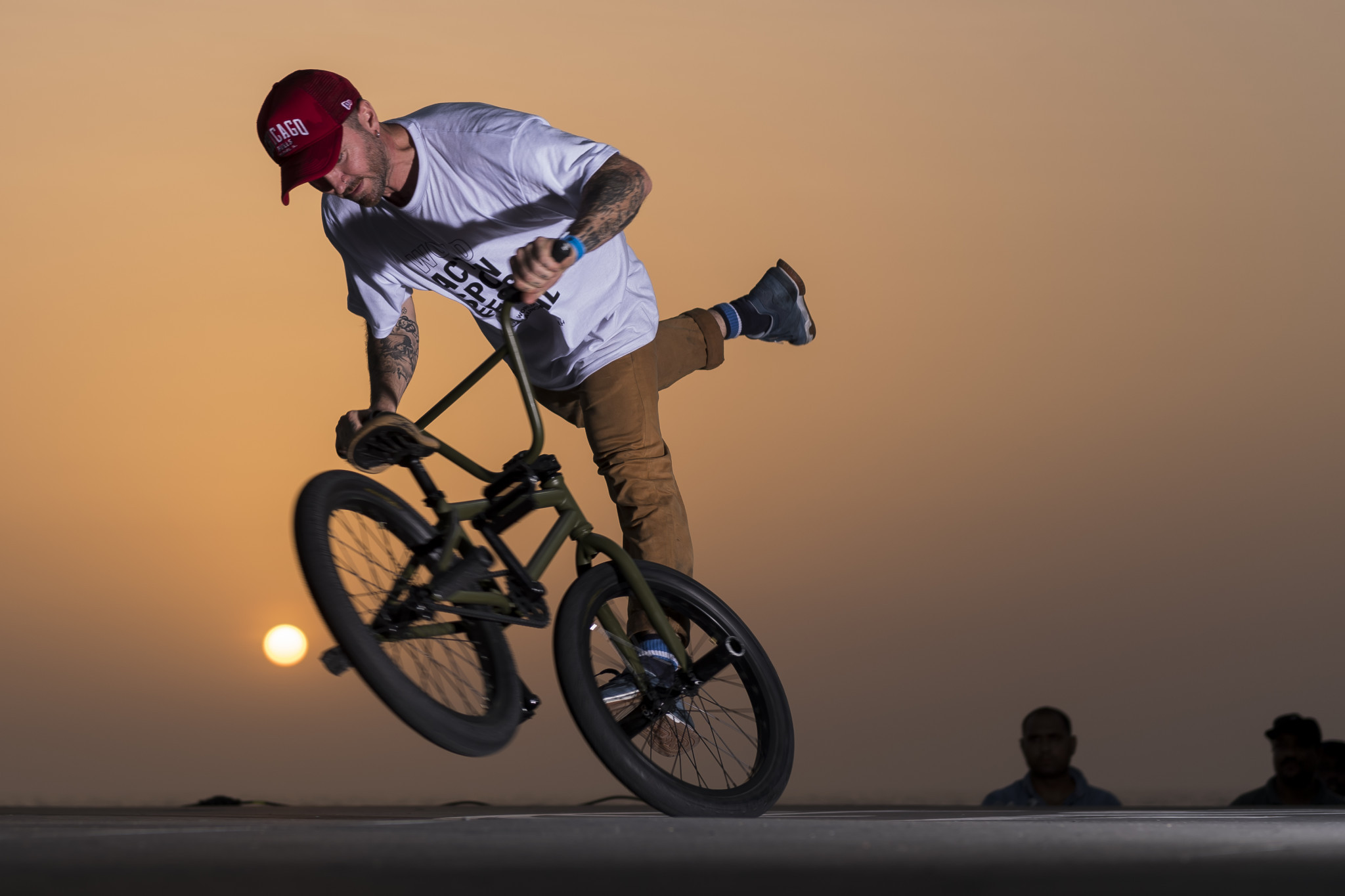 Four-time BMX flatland world champion Alex Jumelin topped qualifying at the FISE Battle of the Champions in Saudi Arabia ©Getty Images
