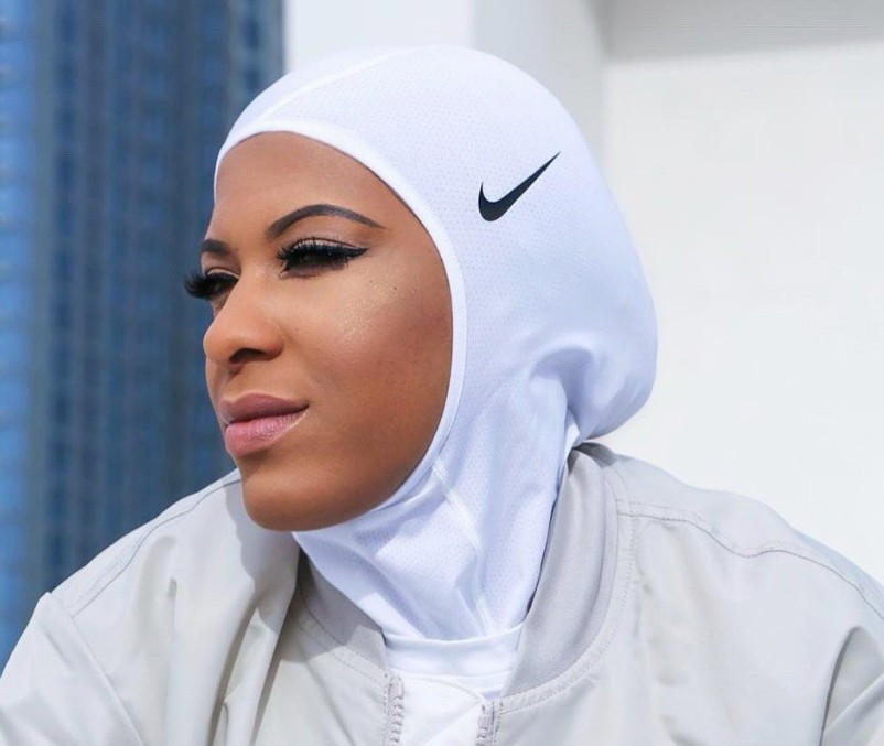 American fencer Ibtihaj Muhammad has criticised French politicians who have supported a campaign to stop the sale of hijabs in sports store Decathlon ©Nike