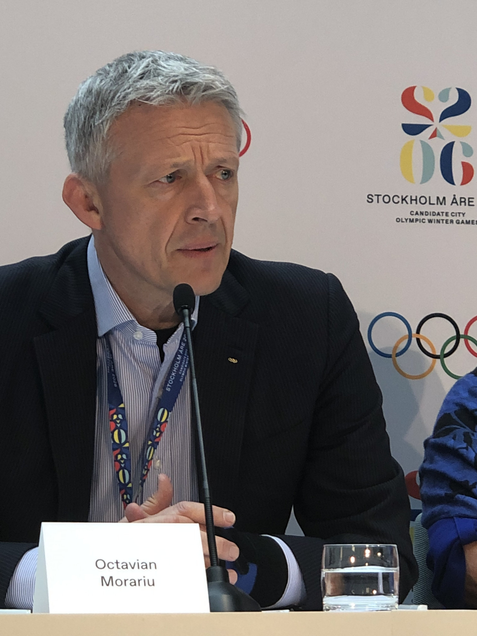 IOC Evaluation Commission chair Octavian Morariu admitted there remained doubt over the Government guarantees but was otherwise about upbeat about the Stockholm Åre 2026 bid ©ITG