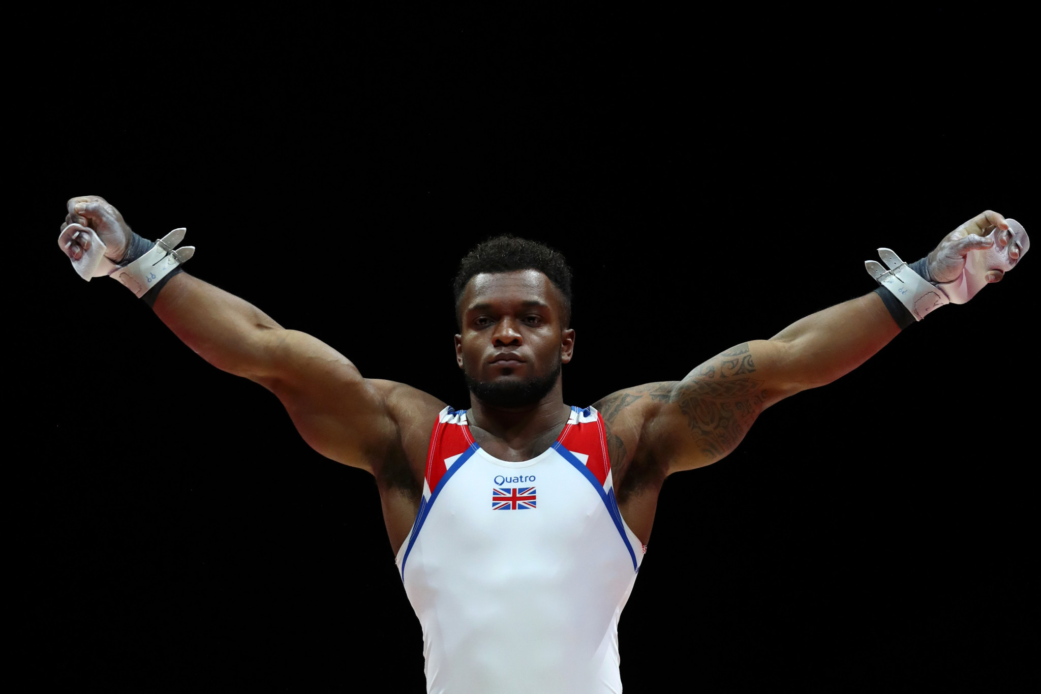 Courtney Tulloch backed up a strong qualifying performance at the FIG Individual Apparatus World Cup in Baku to win the rings final ©Getty Images