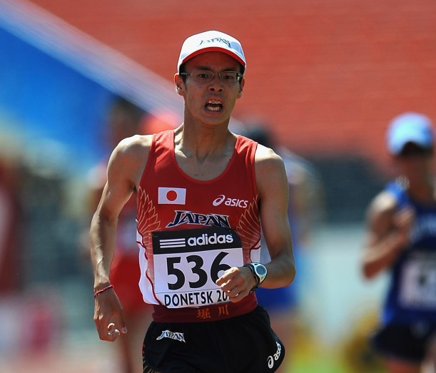 Japan's Toshikazu Yamanishi is favourite to win the Asian 20km title within the IAAF Race Walk Challenge event in Nomi City tomorrow ©Getty Images