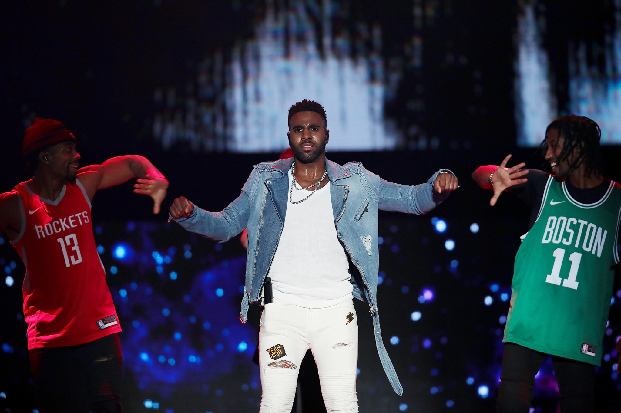American singer songwriter Jason Derulo headlined the FIBA Basketball World Cup draw ©Getty Images