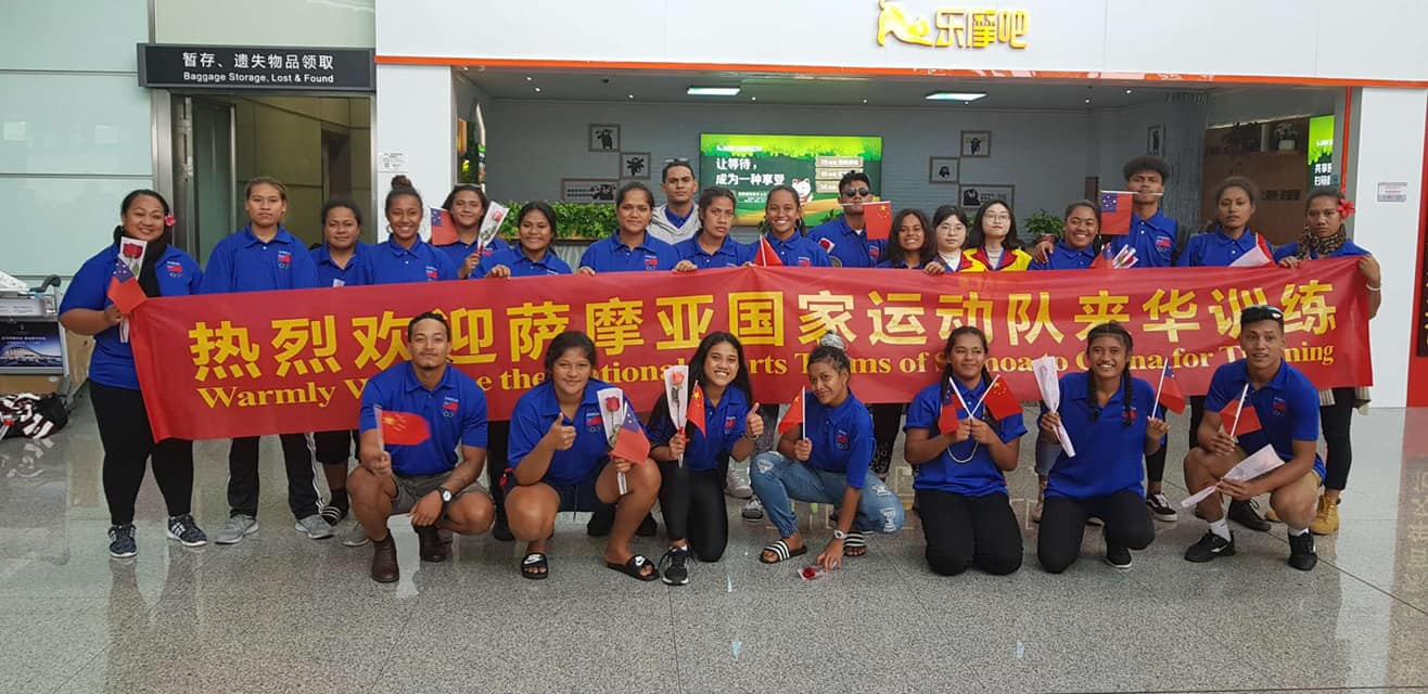 More than 200 Samoan athletes travel to China for Pacific Games training camp