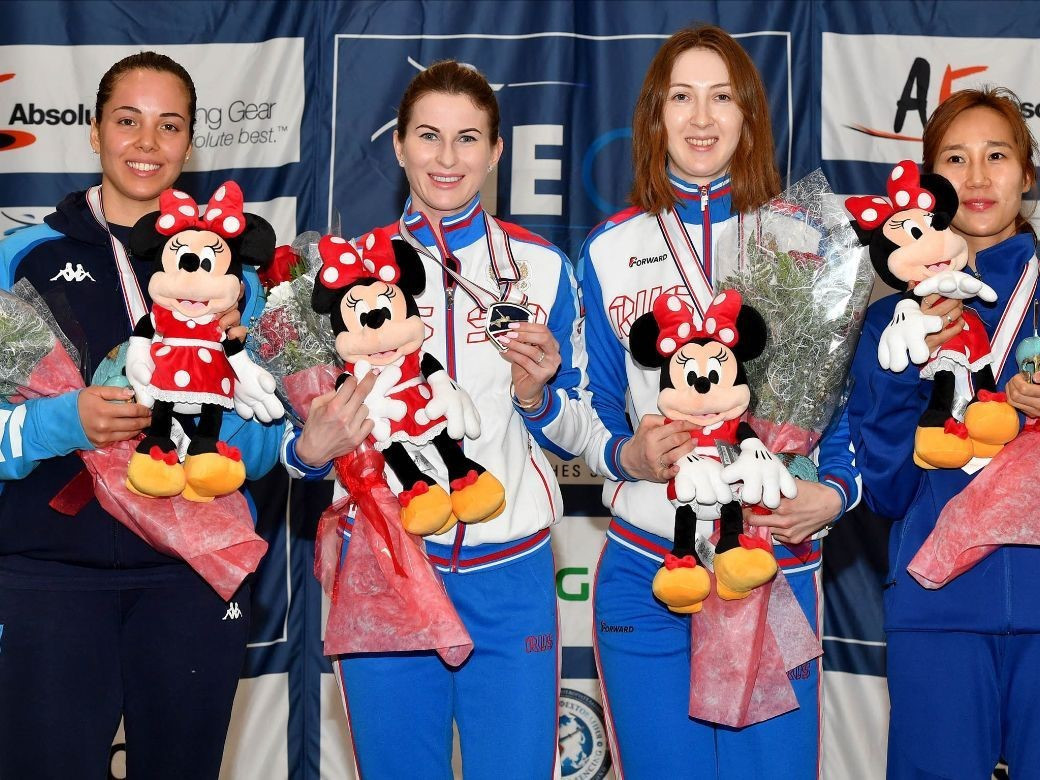 Inna Deriglazova won the women's foil at the Absolute Fencing Gear FIE Grand Prix ©FIE