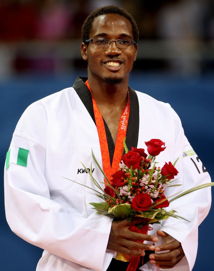 Olympic bronze medallist Chika Chukwumerije has been certified as a global educator by World Taekwondo ©Getty Images