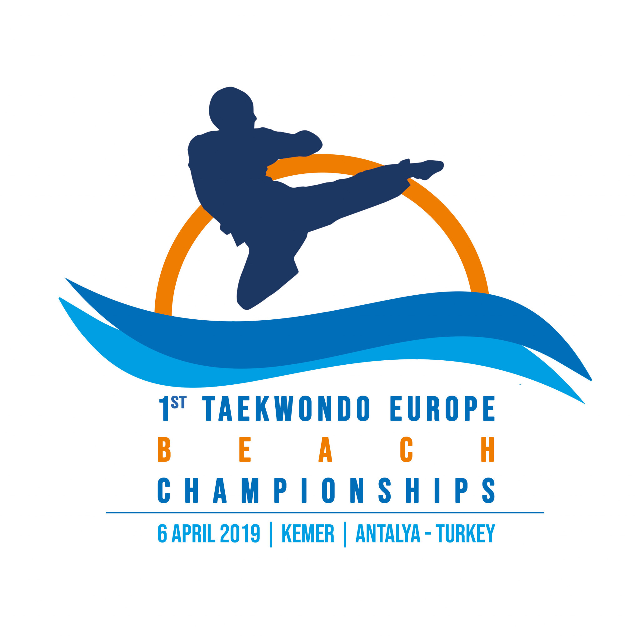 The logo for the inaugural European Taekwondo Beach Championships has been revealed ©WTE