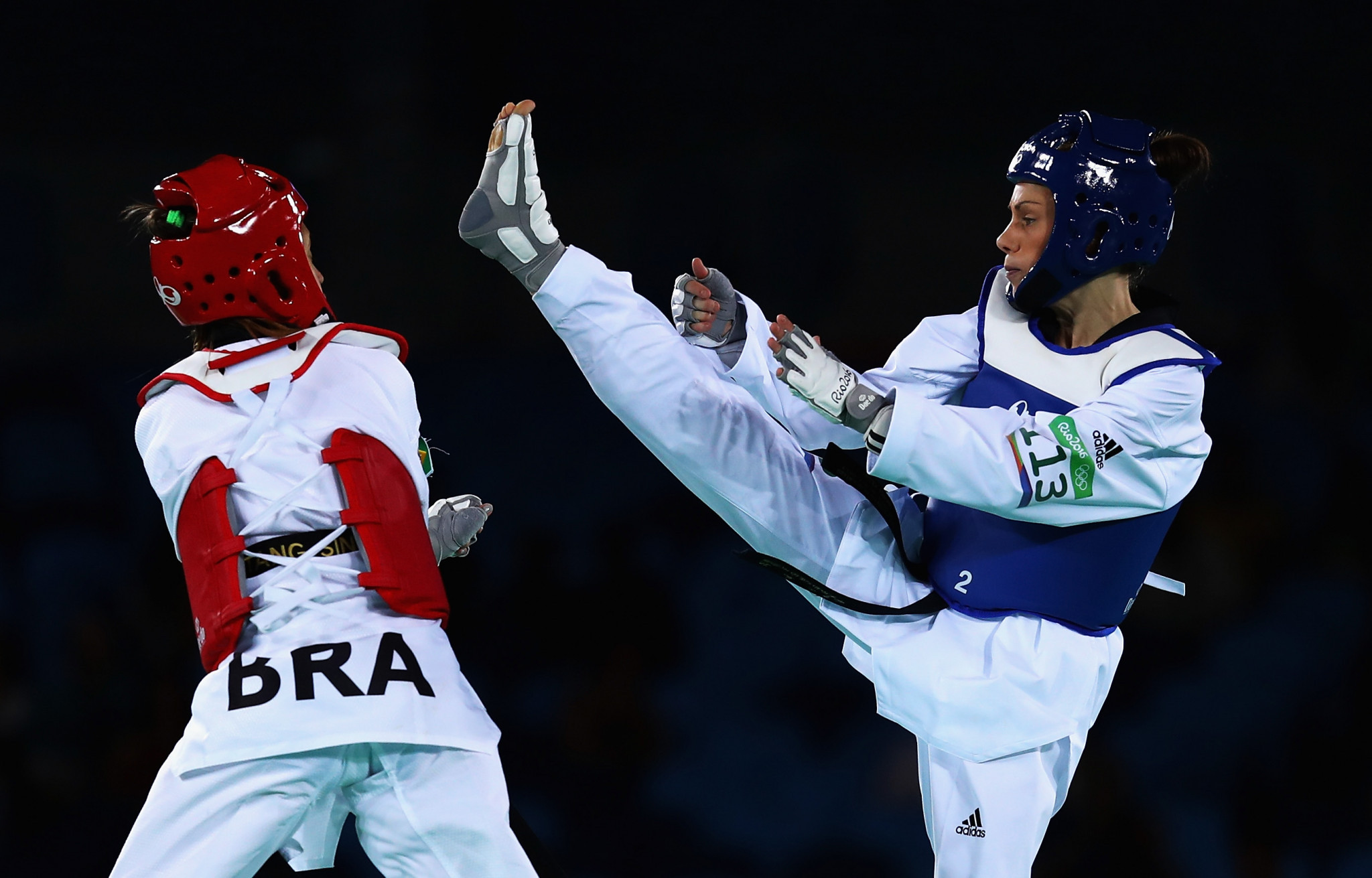 Andrea Kilday was New Zealand's sole taekwondo representative at the Rio 2016 Olympic Games ©Getty Images
