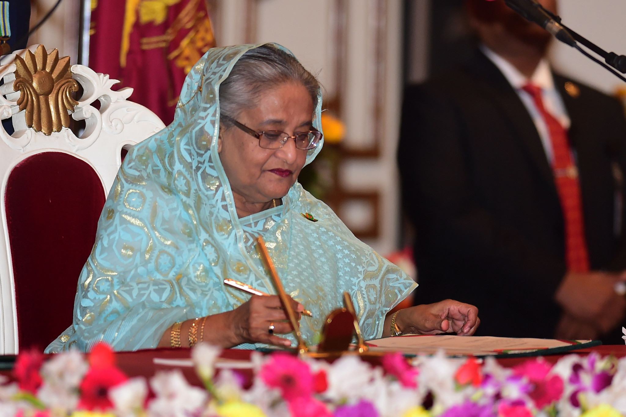 According to Amnesty International, over the past five months 60 people have been arrested in Bangladesh for criticising Sheikh Hasina or her family ©Getty Images