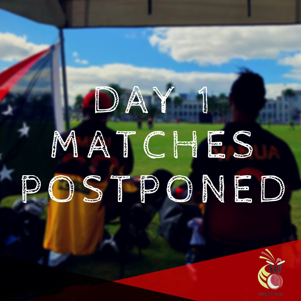 No play was possible on the opening day of the event in Port Moresby ©Twitter