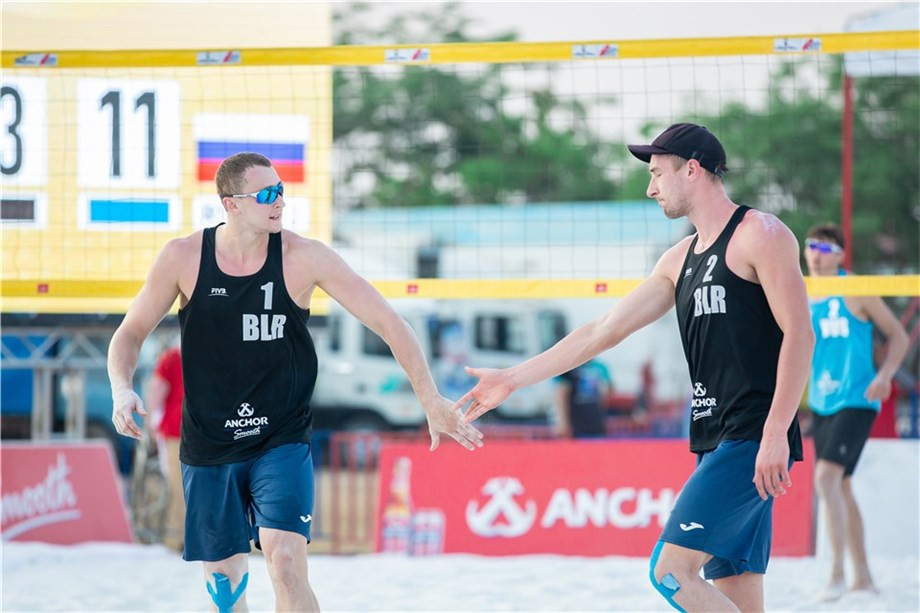 Dziadkou and Piatrushka progress to main draw at FIVB Beach World Tour event in Cambodia