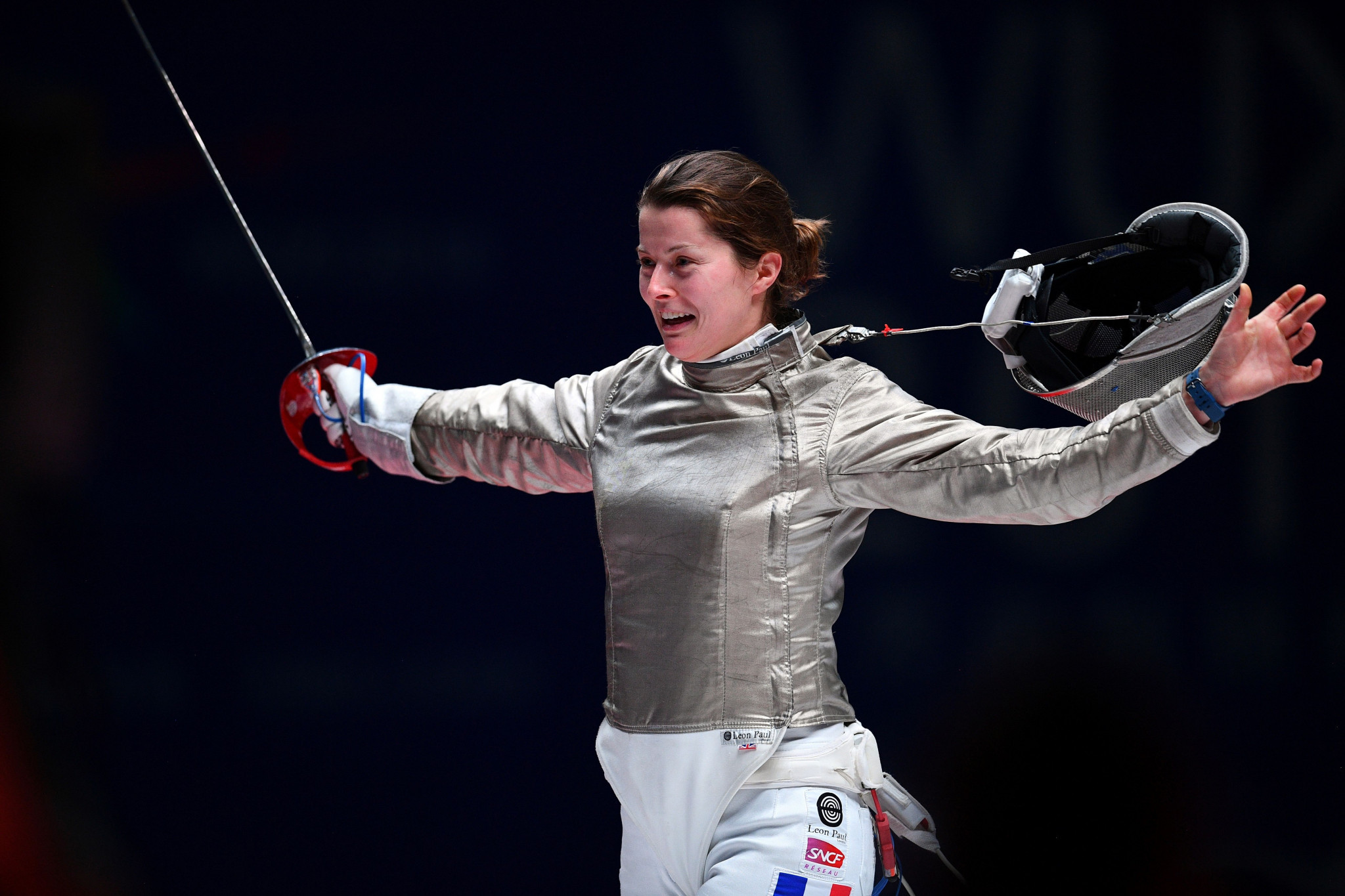 France's Cécilia Berder will be vying for top honours at the FIE Women's Sabre World Cup in Sint-Niklaas in Belgium ©Getty Images