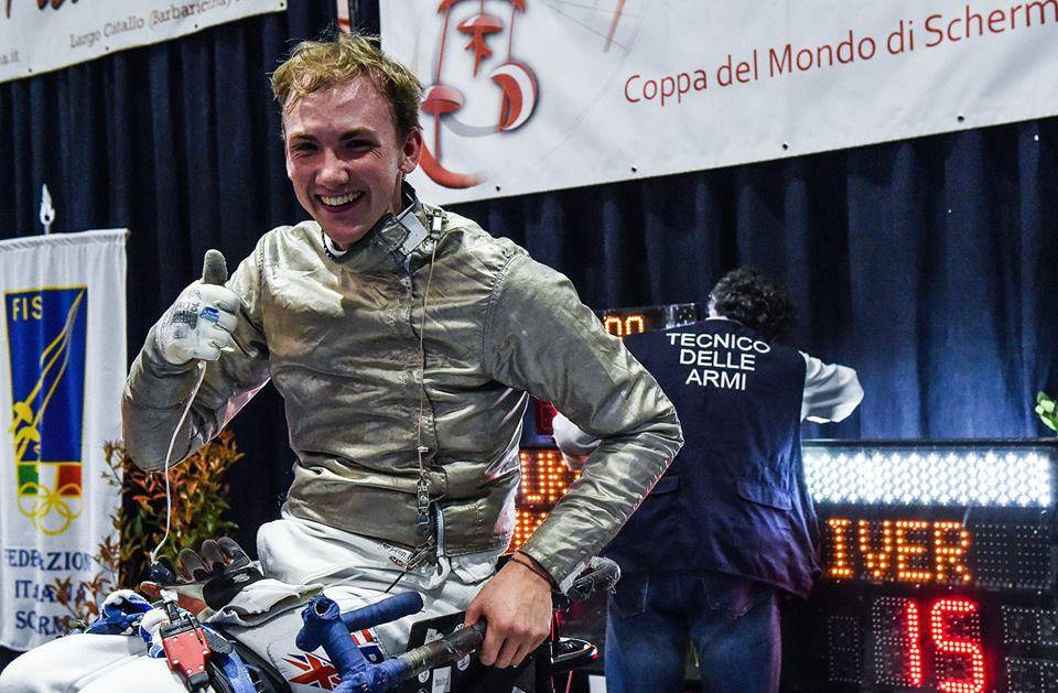 Great Britain's Gilliver wins men's sabre gold medal at IWAS Wheelchair Fencing World Cup in Pisa