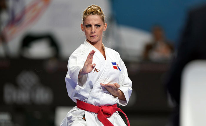 The Dominican Republic's Maria Dimitrova will go for her first women's kata title at the Pan American Karate Championships since 2014 against familiar rival Sakura Kokumai from the United States ©WKF