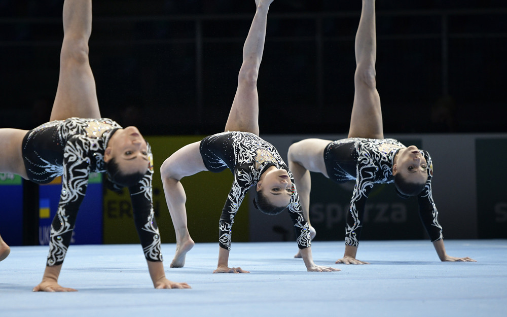 Belarusian trio vying for glory at FIG Acrobatic World Cup in Las Vegas