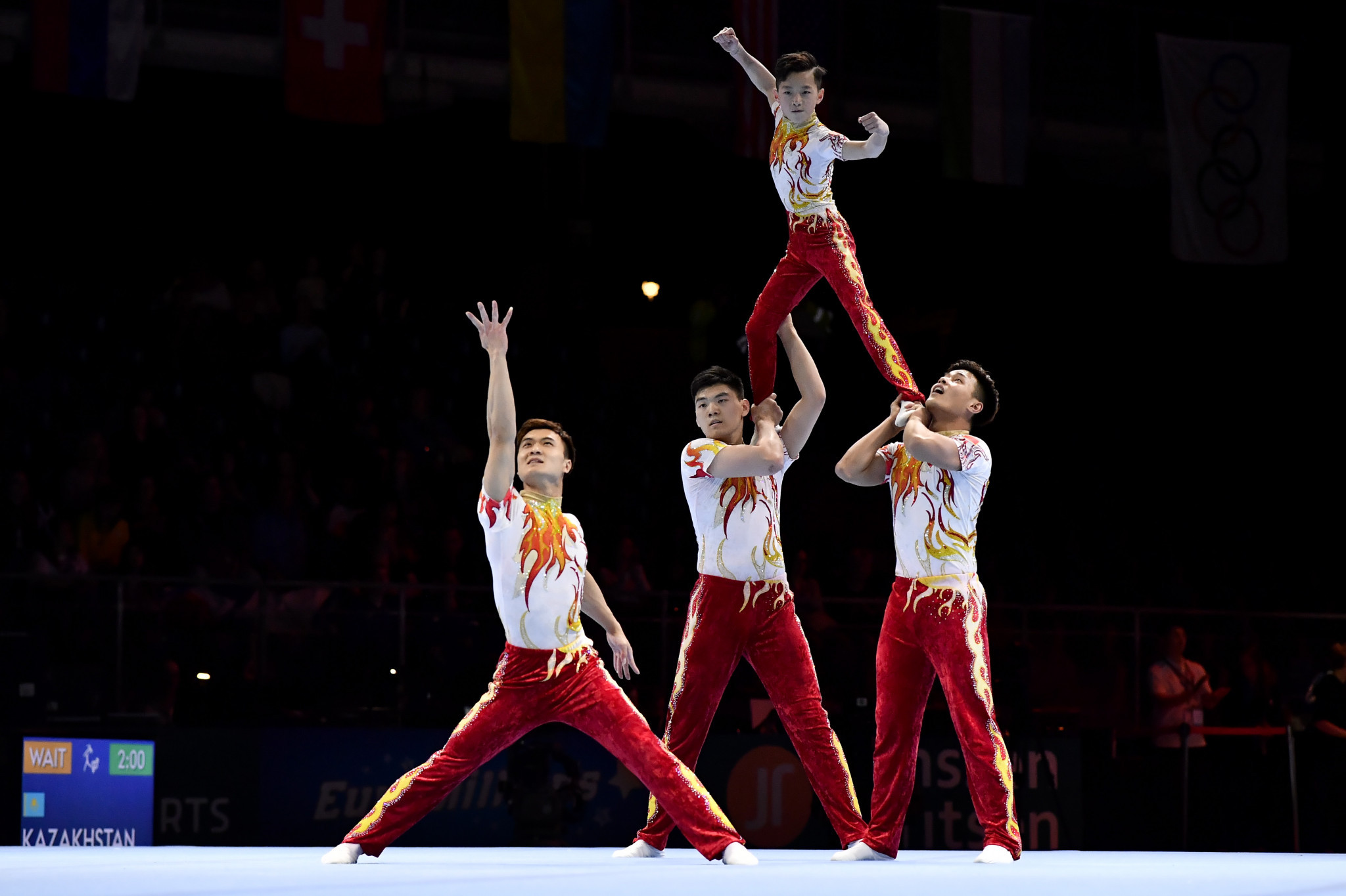 China's Fu Zhi, Guo Pei, Jiang Heng and Zhang Junshuo are expected to be strong contenders in the men's group ©Getty Images