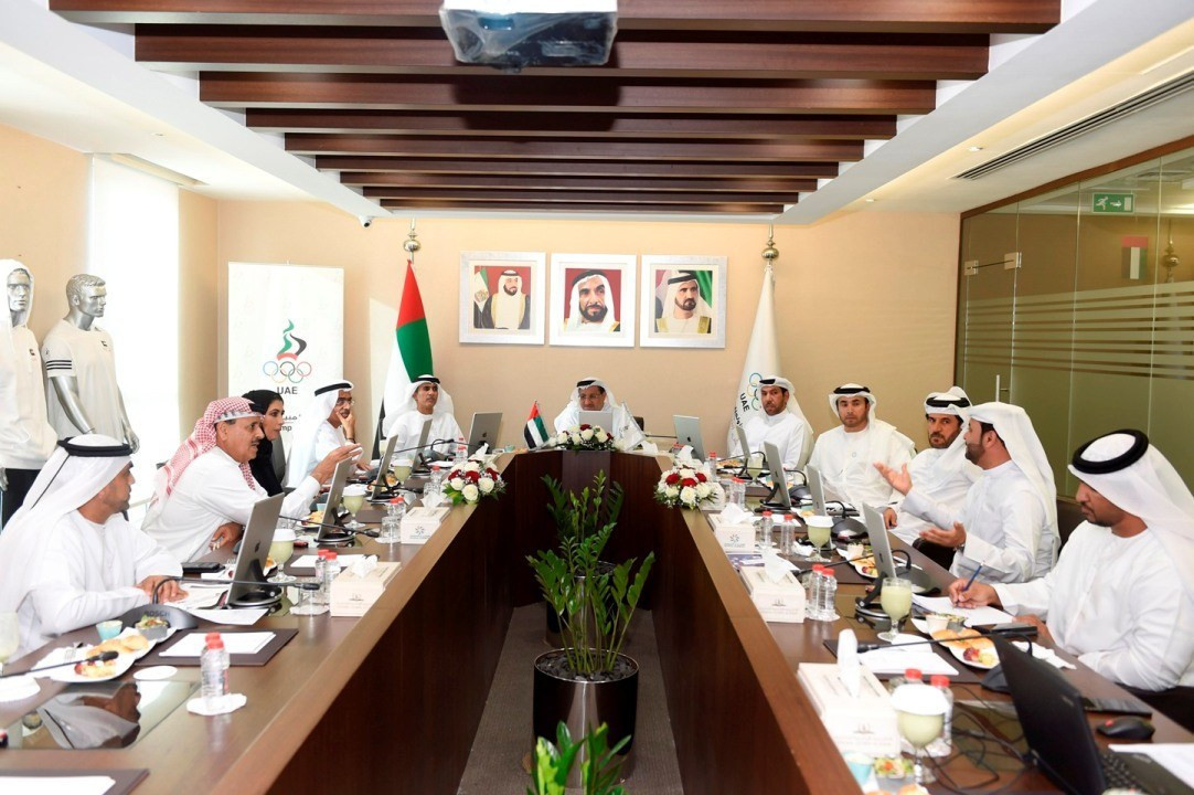 The executive office held a meeting at the UAE NOC's premises in Dubai ©UAE NOC