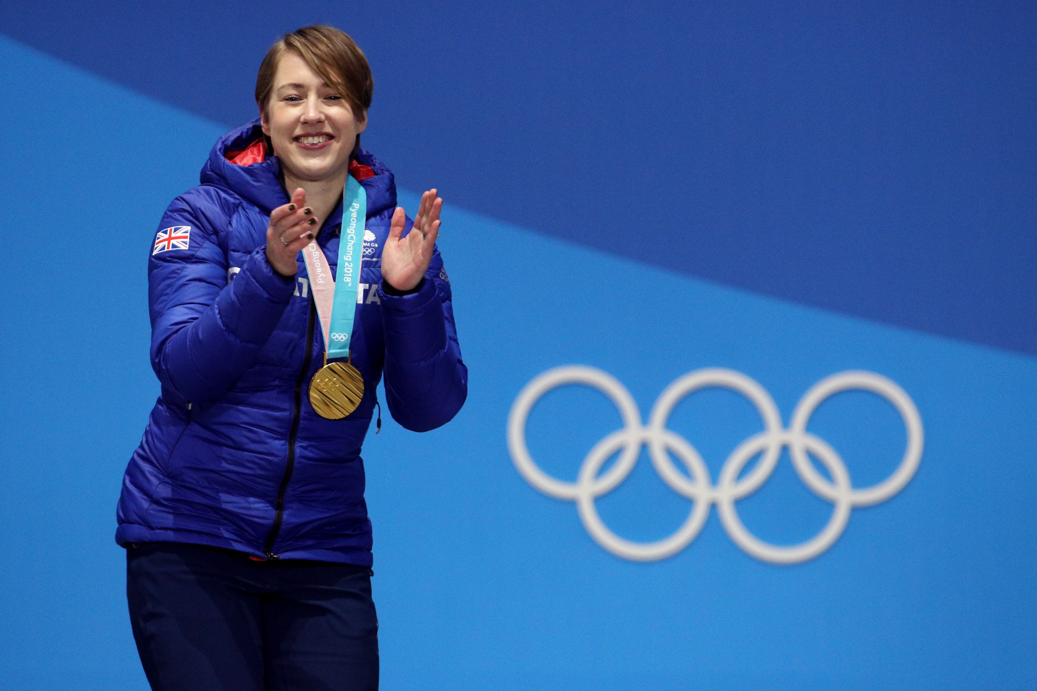 Lizzy Yarnold's two Olympic gold medals came during Christopher Rodrigues' tenure as chair ©Getty Images