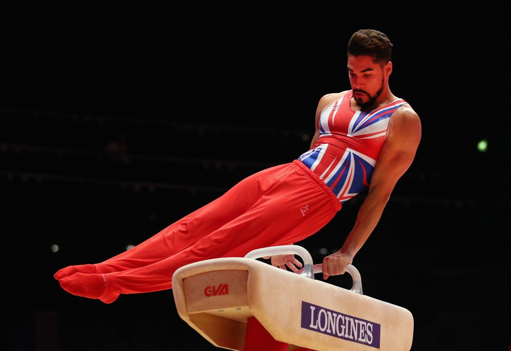 British gymnast Louis Smith is one of the athletes due to feature in Eurosport's Black History Month ©Getty Images