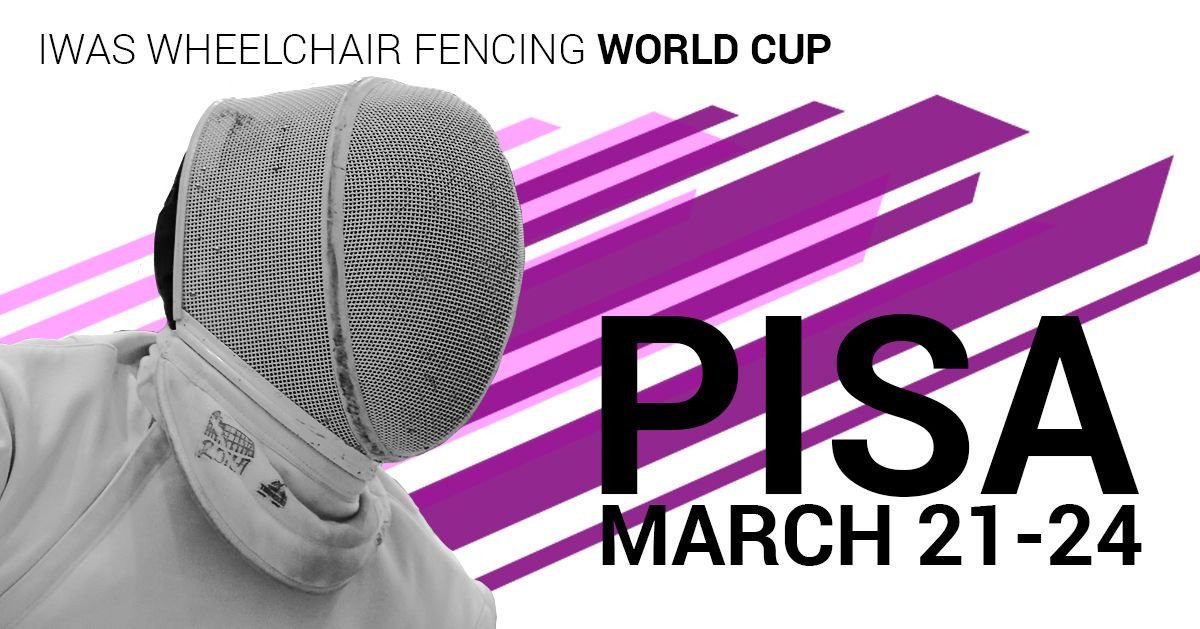 Action continued today at the IWAS Wheelchair Fencing World Cup in Pisa in Italy ©Wheelchair Fencing/Twitter