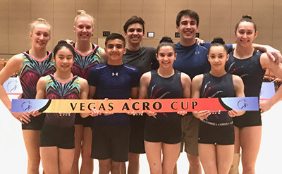 Action begins at FIG Acrobatic Gymnastics World Cup in Las Vegas
