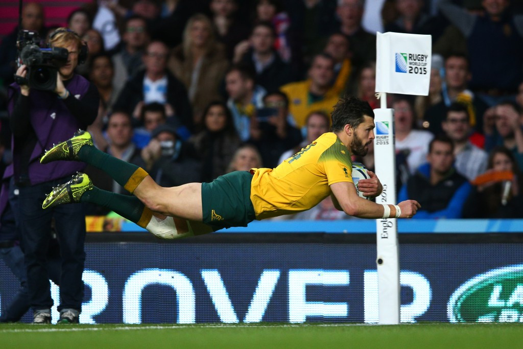 Adam Ashley-Cooper scored a hat-trick as Australia set up a meeting with New Zealand in the Rugby World Cup final ©Getty Images