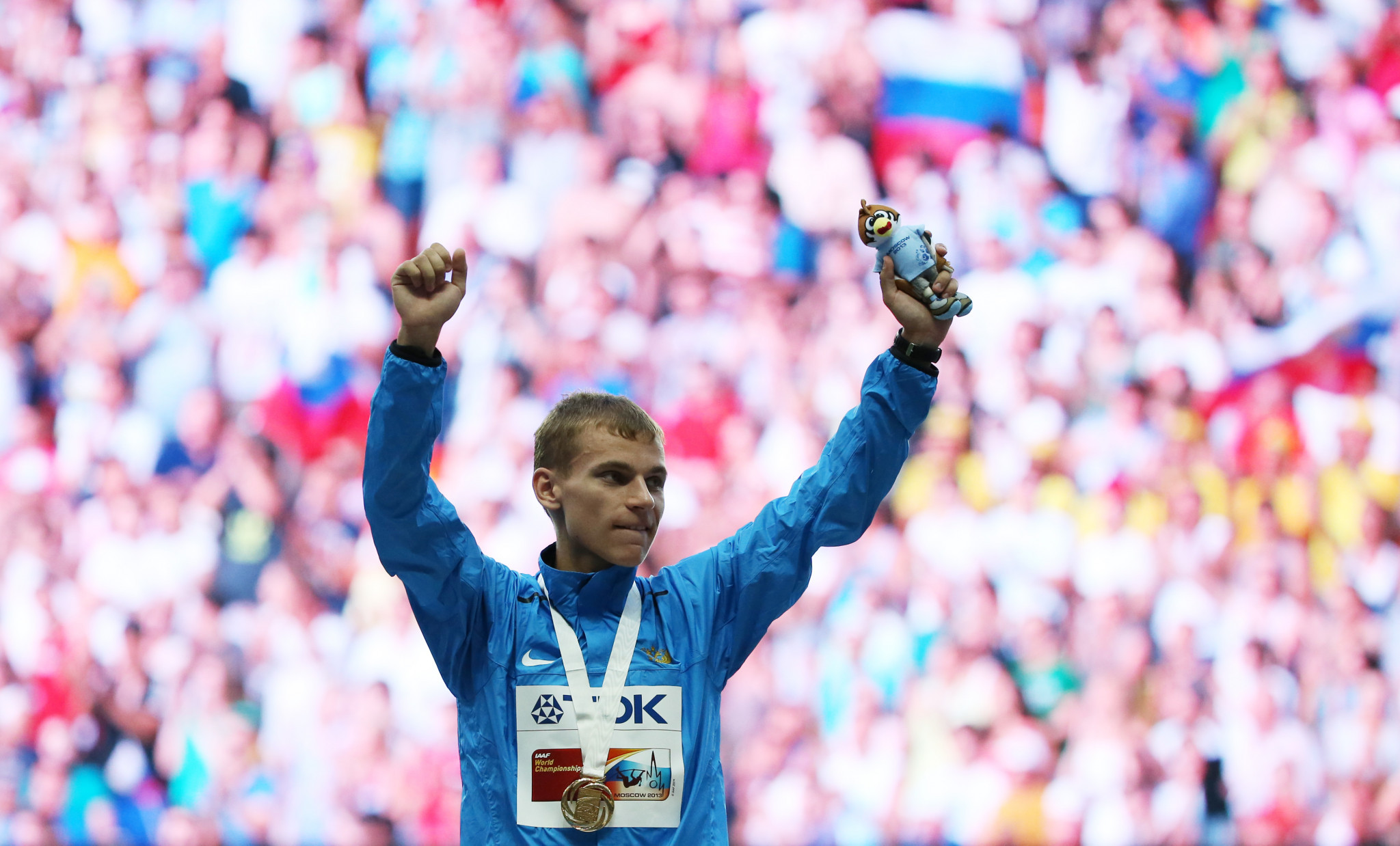 Alexandr Ivanov will lose the gold medal he won at the 2013 IAAF World Championships ©Getty Images