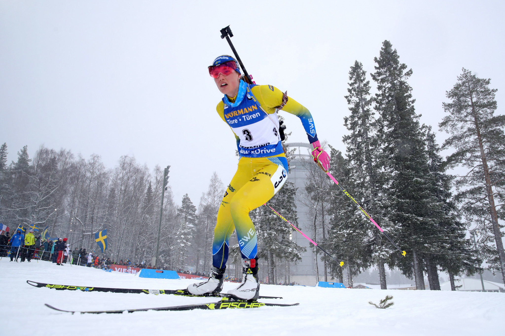 Hanna Öberg claimed victory in the women's mass start event in the final IBU World Cup event of the season ©Getty Images