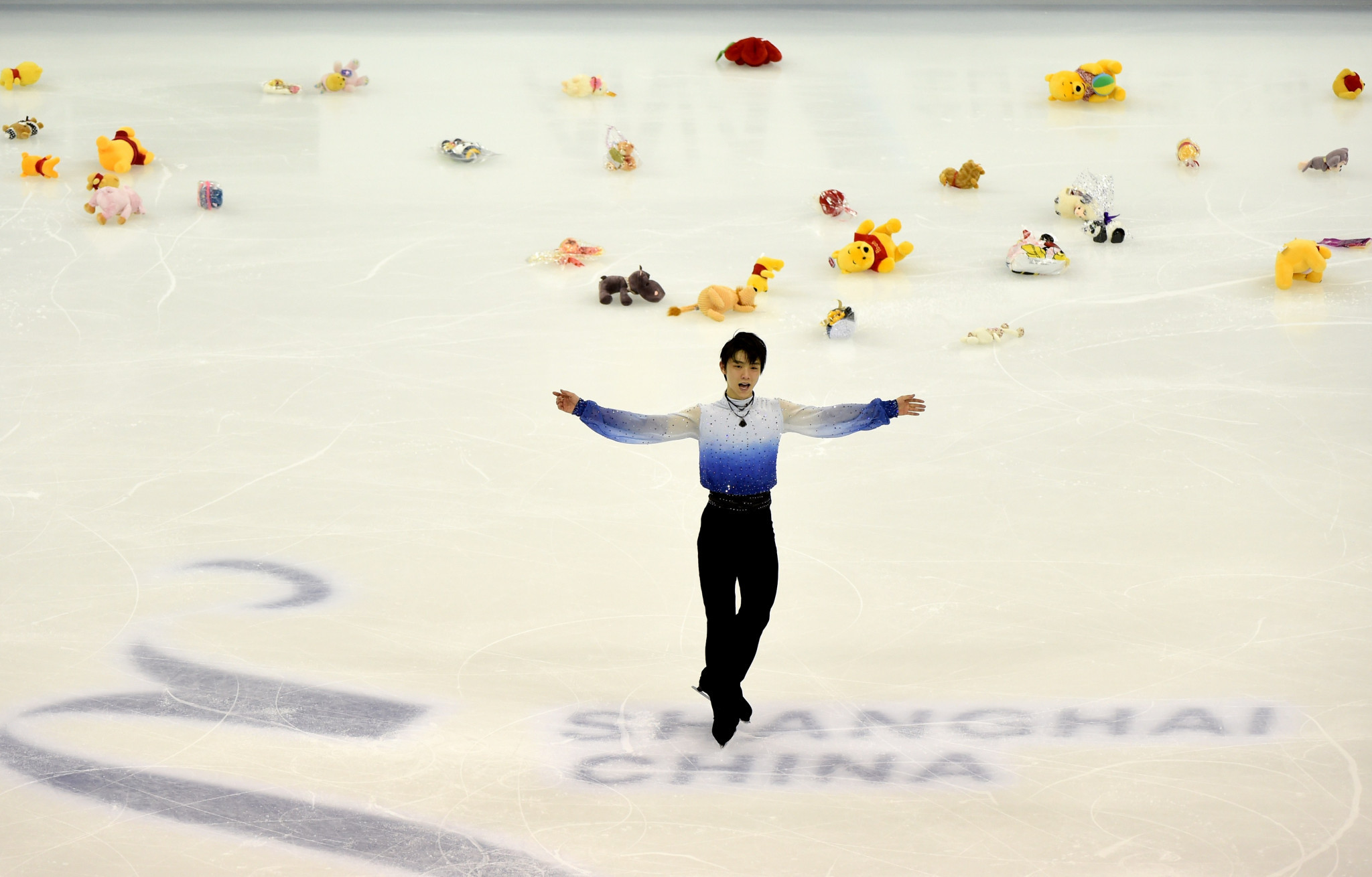 Olympic figure skating champion Yuzuru Hanyu has a dedicated fanbase ©Getty Images