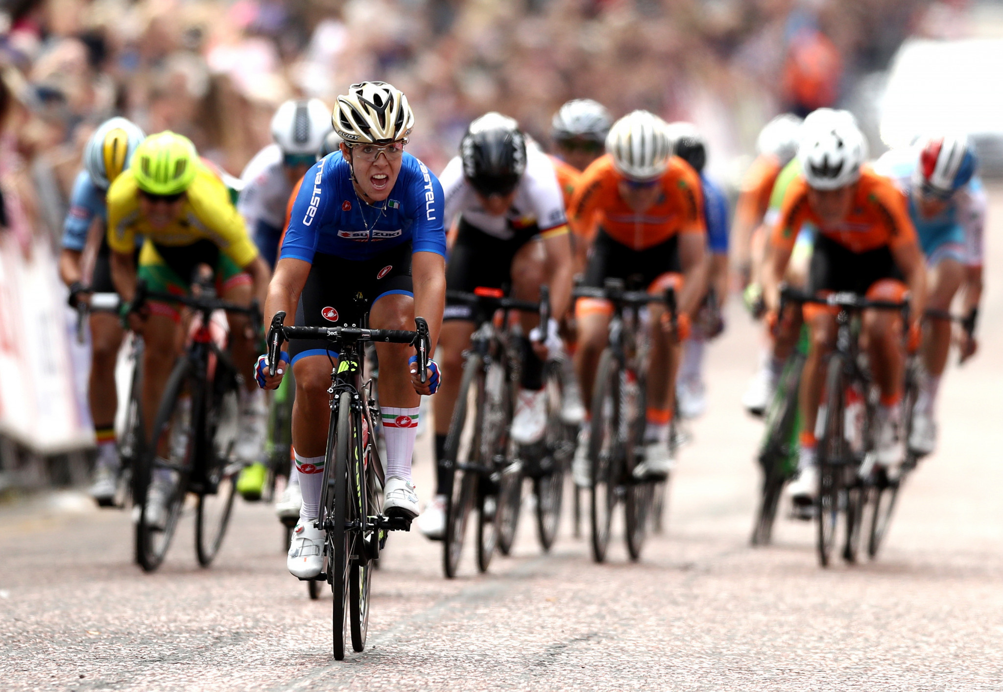 Marta Bastianelli won the women's elite road race last year ©Getty Images