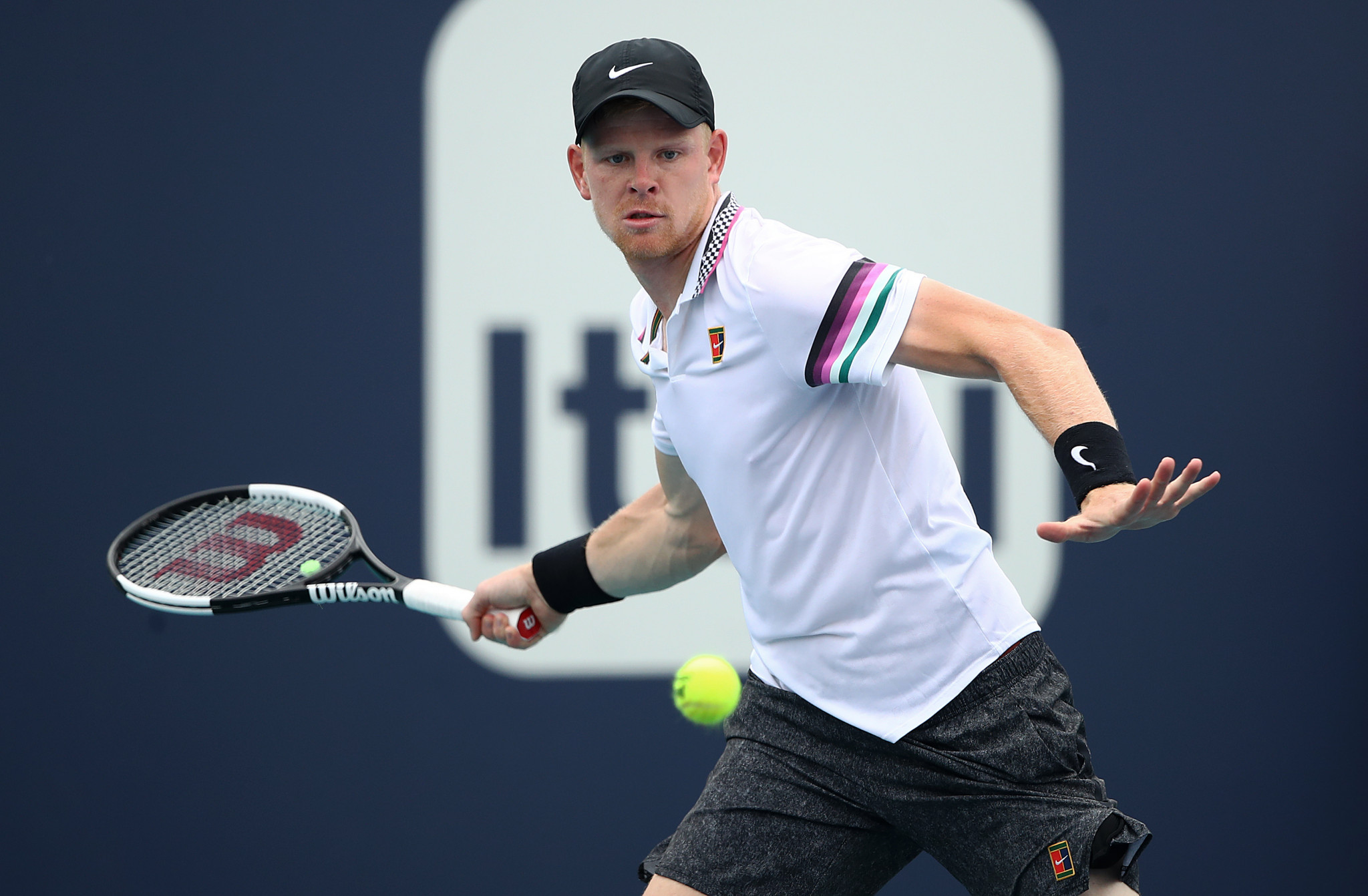 Britain's Kyle Edmund is set to face defending champion, America's John Isner, in the last 16 of the Miami Open ©Getty Images