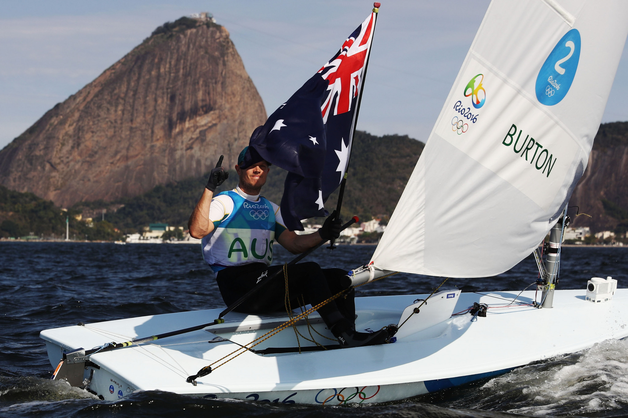 Australia have won 11 Olympic sailing gold medals, including Tom Burton in the Laser at Rio 2016 ©Getty Images
