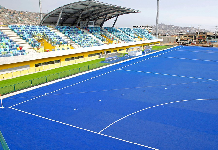 The hockey stadium for the Lima 2019 Pan American Games can hold 18,000 spectators ©Lima 2019