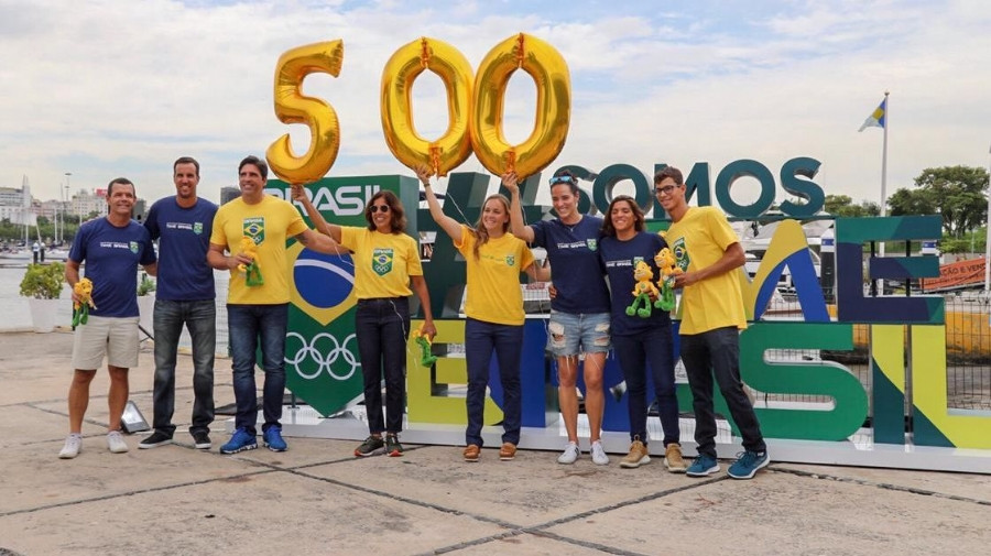 Brazilian Olympic Committee marks 500 days to go until Tokyo 2020 with unveiling of sign