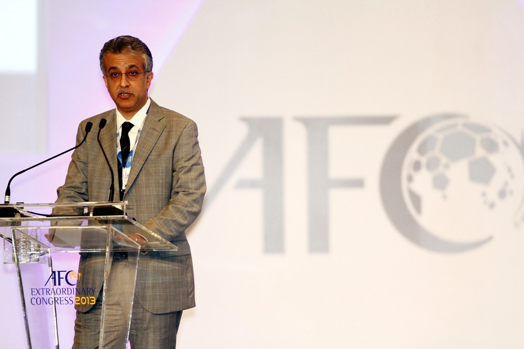 AFC Preisdent Sheikh Salman has officially submitted his candidature for the FIFA Presidency