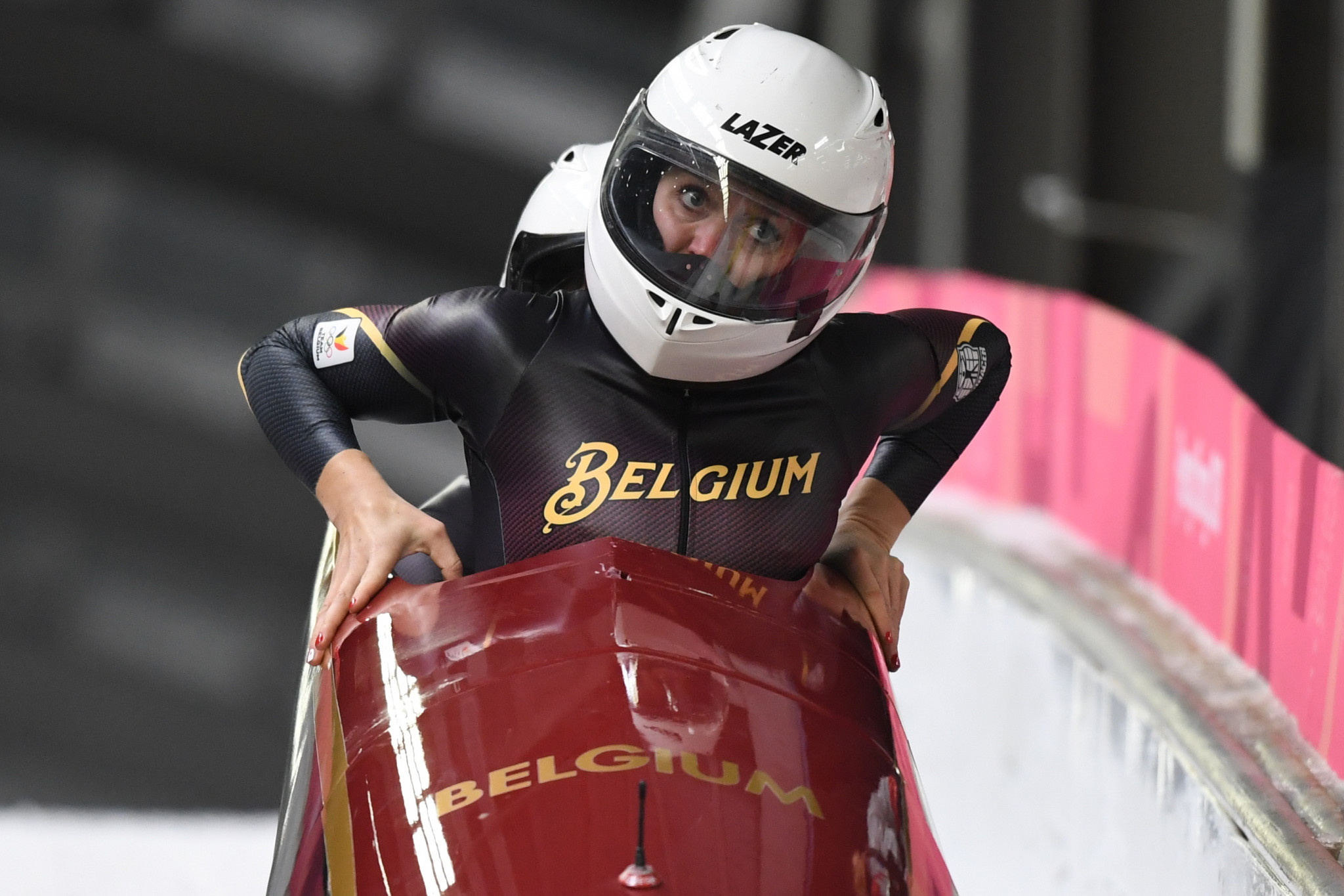 Belgium's Elfje Willemsen, a former bobsleigh and skeleton athlete, was present at the IBSF camp ©Getty Images