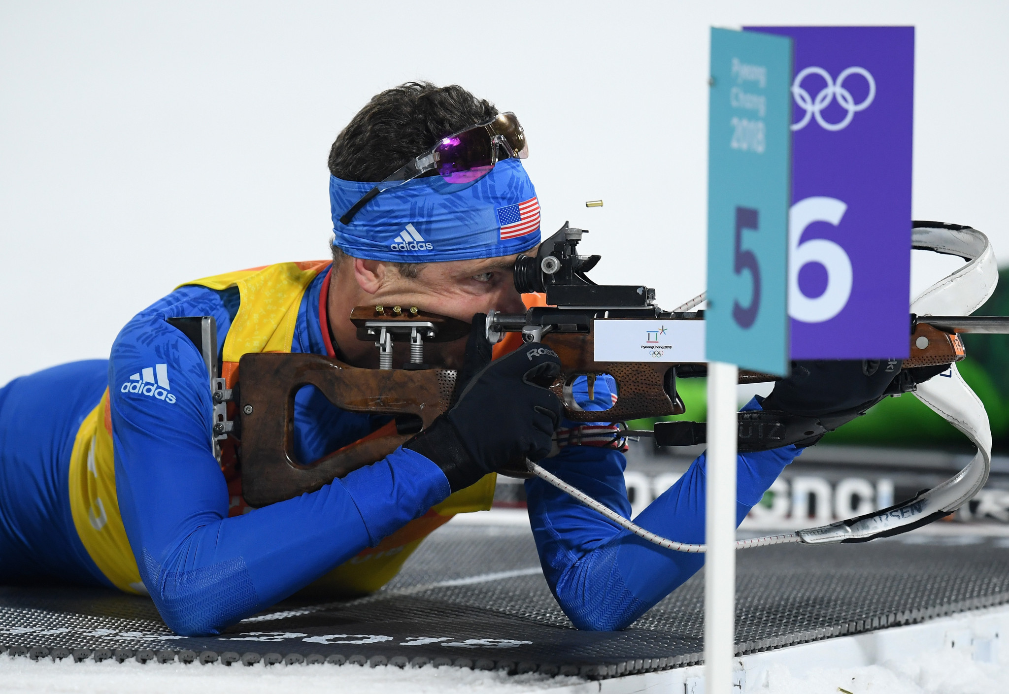 Tim Burke put US Biathlon in the international spotlight when he became the first and only American biathlete to ever lead the overall World Cup ranking in 2010 ©Getty Images