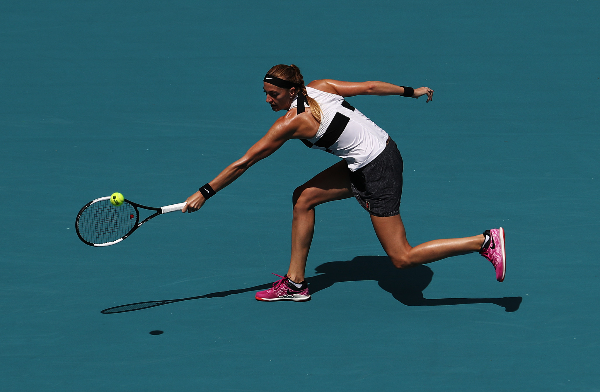 Czech Republic's Petra Kvitova has progressed to the quarter-final of the Miami Open ©Getty Images