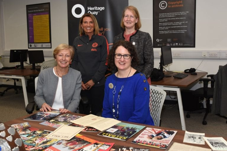 England Netball and UK Sport launch Netball Heritage Archive at University of Huddersfield 